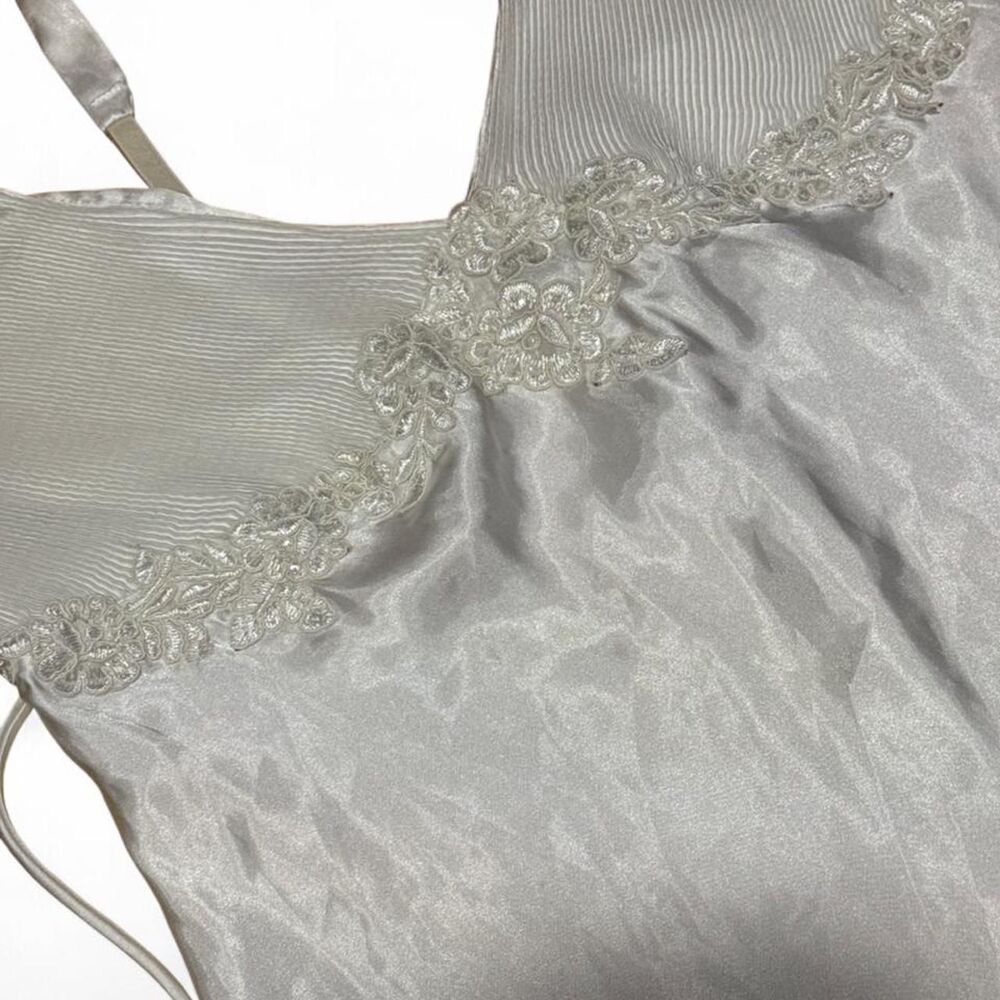 True Vintage Linea Donatella White Lace Nightgown Maxi Dress - Picture 2 of 8